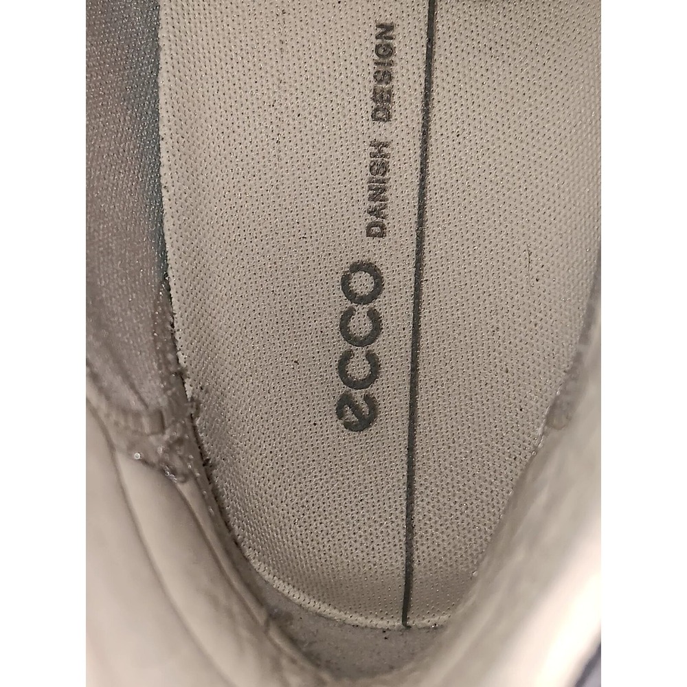 ECCO Leather Zip / Lace Sneakers Women's Size 37 EU 6/6.5 US‎ - Picture 9 of 14